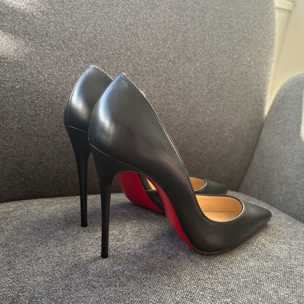 Christian Louboutin 100 mm heels So Kate Matte leather new